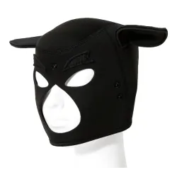 Kinky Puppy Cagoule Tête de Cochon Pig Noire